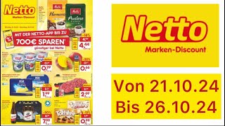 NETTO Prospekte Angebote Werbung Gültig von 211024 bis 261024​⁠Werbungde [upl. by Ennayd]