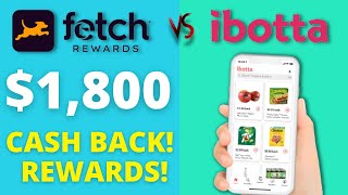 Fetch vs Ibotta Which is the BEST Cash Back Reward App [upl. by Saihtam]