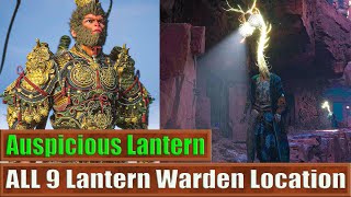 Chapter 3 ALL 9 Lantern Warden Location Reward Auspicious Lantern Black Myth Wukong [upl. by Vanna]