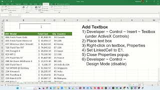 Dynamically highlight any cell that matches what you enter  Excel Tips and Tricks [upl. by Paine108]