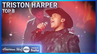 Triston Harper Keeps It Country With A Jason Aldean Song  American Idol 2024 [upl. by Carlotta]