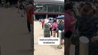 Excitement aplenty outside the Adelaide Oval 🇦🇺 🇮🇳 INDvsAUS [upl. by Doralyn]