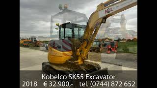 Kobelco SK55 Excavator [upl. by Clute513]