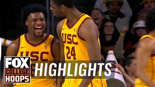 Bronny James Highlights in USC’s win over Utah  CBB on FOX [upl. by Yaner]