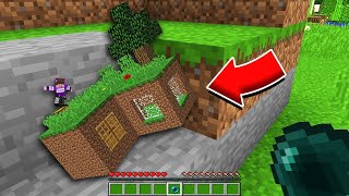 Whats INSIDE the TINY CHUNK in Minecraft  I found a HOUSE in THE CHUNK [upl. by Ormond486]