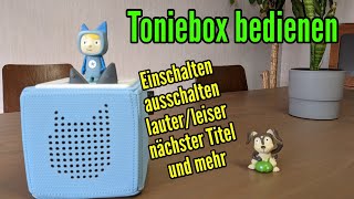 Toniebox Bedienung Tutorial Toniebox bedienen  So bedienst du die Musikbox [upl. by Roshan567]