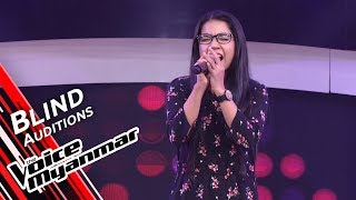 Oram  ေက်ာက္စာမ်ား Myo Gyi  Blind Audition  The Voice Myanmar 2019 [upl. by Adiol]