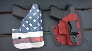 Glock 43 amp Glock 42 Vedder Holsters First Impression [upl. by Htbazile]