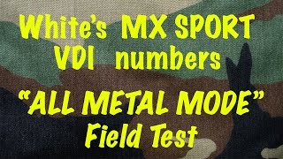 Whites MX Sport VDI numbers WARNING 1 HOUR LIVE DIG VIDEO by Louie Molnar [upl. by Eylloh]