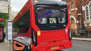 BRAND NEW RDOOR PROBLEMS Journey on the Stagecoach London MCV Volvo BZL 66043 LJ24 ZKV on 276 [upl. by Judye]