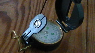 Using A Lensatic Compass For Dummies [upl. by Rolfe]