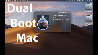 Dual Boot Mac OS Catalina  Mojave [upl. by Dnomse140]