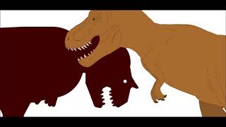 Rexy vs Carnotaur tanmaystfu [upl. by Heindrick]