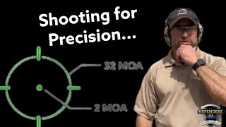 Shooting for Precision with a 32 MOA circle on 507C Holosun at 3 yards [upl. by Sirej63]