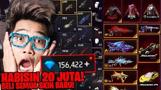 Sudah 2 Tahun Gakmain FF Habisin 20000000 TOP UP Beli Semua Skin di Free Fire di MARAH ISTRI [upl. by Ursulette490]