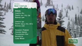 20112012 Atomic Bent Chetler Ski Review  Christy Sports [upl. by Siffre539]