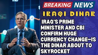 BREAKING Iraq’s Prime Minister and CBI Confirm Huge Currency Change—Is the Dinar About to Skyrocket [upl. by Grace537]