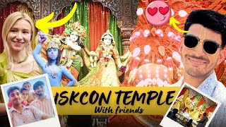 मस्ती और भक्ति ISKCON मंदिर में  PART 1 Live Darshan और Kirtans  Iskcon Temple Rohini [upl. by Joselow]