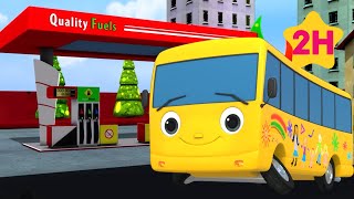 El Autobús necesita gasolina 🚌🚌  Canciones Infantiles🎵 Caricaturas para bebés  Little Baby Bum [upl. by Ahseikal]