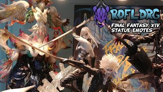 Final Fantasy XIV Statue Emotes [upl. by Hatnamas687]