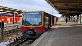 SBahn Berlin  Mitfahrt in der S1 von Oranienburg bis Berlin Spindlersfeld in der BR 482 4678 [upl. by Hnil868]