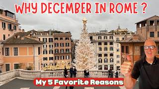 Why I Love Christmas In Rome  5 Reasons Why Spend December in Rome [upl. by Esiom]