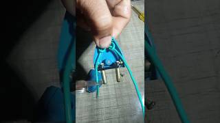 How to Connect The Two Pin Plug Of Electric Wire  youtubeshorts wire youtube electric [upl. by Animsaj303]