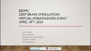 Deep Brain Stimulation Meeting Spring 2024 [upl. by Ansel]