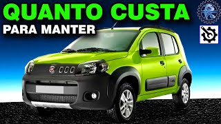 FIAT UNO WAY 2013 14 8v EVO  QUANTO CUSTA para manter [upl. by Atsirt]