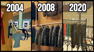 CLOTHING STORES in GTA Games 20012020 [upl. by Quinta]