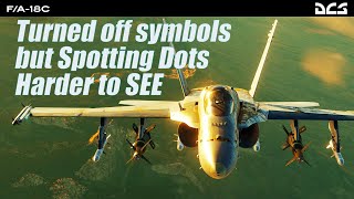 Spotting Dots in VR are harder to see DCS F18 [upl. by Norven616]