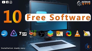 Top 10 Essential Free Software Tools You Need Right Now installerguru techtips freesoftware [upl. by Jolee]