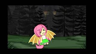 gacha fluttershy transformation em flutterbat [upl. by Poppo]