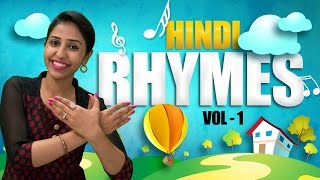 Hindi Rhymes For Kids With Actions  Top 10 Hindi Rhymes Collection  Hindi Action Songs For Kids [upl. by Nnalyrehs]