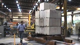 17 Inch Air Caster Moving 40000 Pounds [upl. by Eahsel]