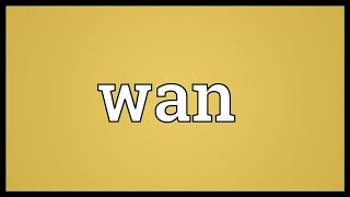 Wan Meaning [upl. by Yrram826]