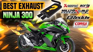 Kawasaki Ninja 300 Exhaust Sound 🔥 ReviewUpgradeModsModifiedFlybyAkrapovicSCProjectArrow [upl. by Tad]