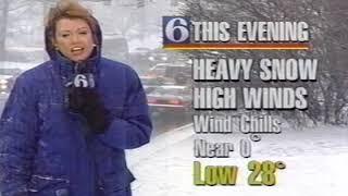 WCAU NBC10WPVI 6abcWeather Channel clips incl Local Forecasts 5 PM  6 PM Monday March 31 1997 [upl. by Aural]