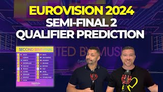 Eurovision 2024 SemiFinal 2 Qualifier Predictions [upl. by Viens]