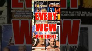 Every WCW PPV Event Show WCW worldchampionshipwrestling [upl. by Kat]