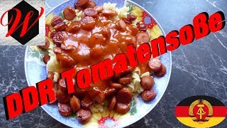 DDR Rezept Tomatensoße wie aus der Schulküche einfach lecker schnell und günstig [upl. by Adiana]