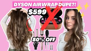 OMG 🤯 DOES IT WORK DYSON AIRWRAP AMAZON DUPE FIRST IMPRESSION [upl. by Madel509]