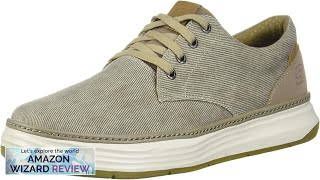 Skechers Mens Moreno Canvas Oxford Review [upl. by Aicinet776]