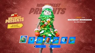 How To OPEN ALL WINTERFEST 2023 PRESENTS in Fortnite Free Skins [upl. by Notseh]