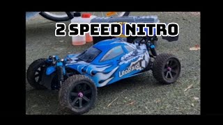 2 speed nitro rc car HSP BACKWASH Amewi leopard HSP 94166 [upl. by Shipman]