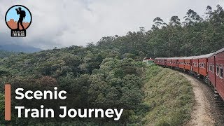 Sri Lankas Most Scenic Train Route from Badulla to Nanu Oya with Original Sound Effects [upl. by Benoite]