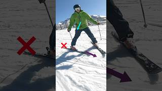 Why people struggle to parallel ski Remember skis first torso after  not the other way around ⛷️ [upl. by Ycnuahc]