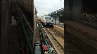 Anga Express entering 1st Centralised AC Station of India railway [upl. by Kellby]