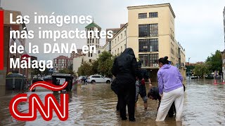 Resumen en video del paso de la DANA por Málaga España inundaciones evacuados y alertas [upl. by Matland]