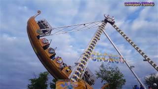 Barco Vikingo  Feria de Alcobendas 2016 [upl. by Ahseekal]